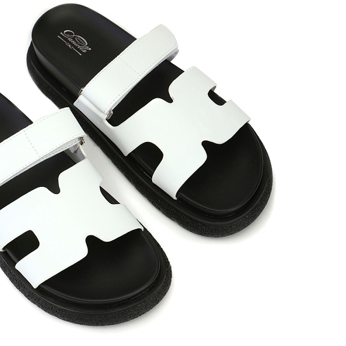 Женские сабо Donna Daniella  белые, артикул 51-CHO1-18-112