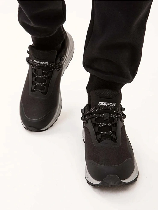 Мужские кроссовки RS SPORT черные, артикул LEKNESS-3/black/M