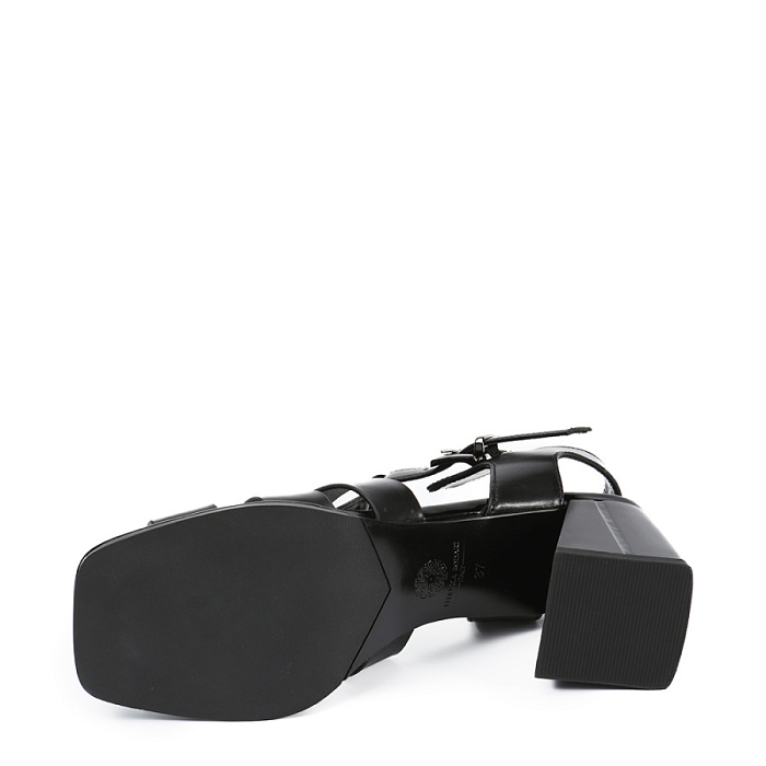 Женские босоножки  FEDERICA RODARI черные, артикул 17E-Z17668-F01-2Q