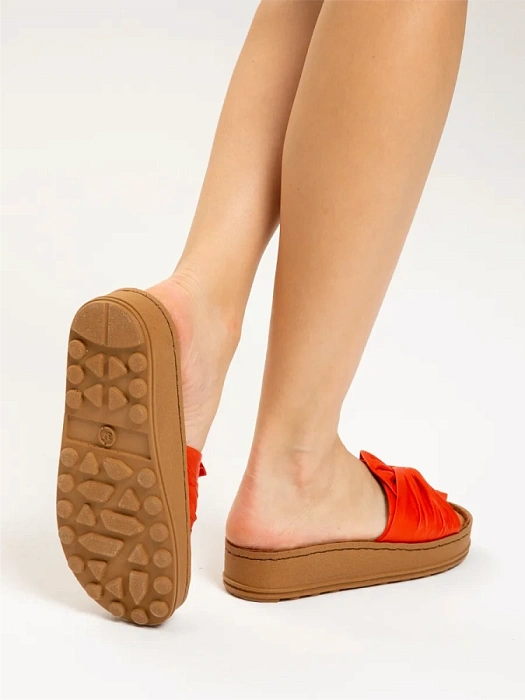 Женские сабо eObuv красные, артикул D25YT-1435-02