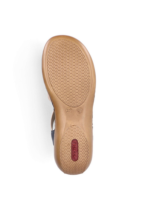 Женские сандалии RIEKER синие, артикул 65918-90