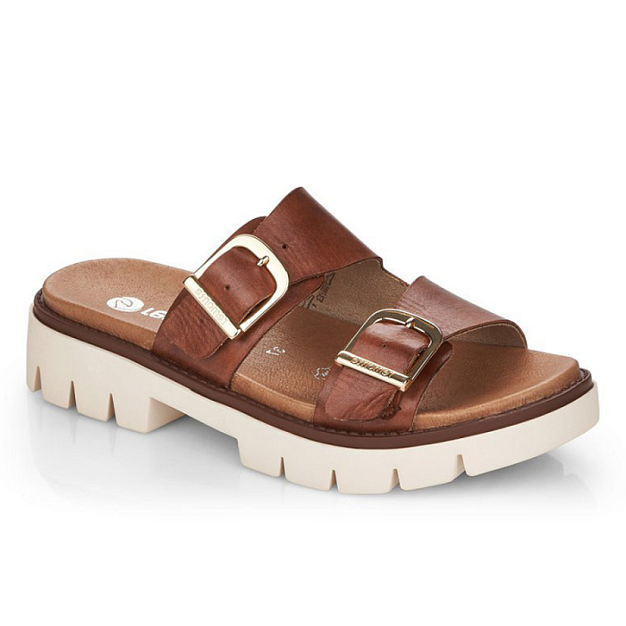 Женские сабо REMONTE коричневые, артикул D7953-24