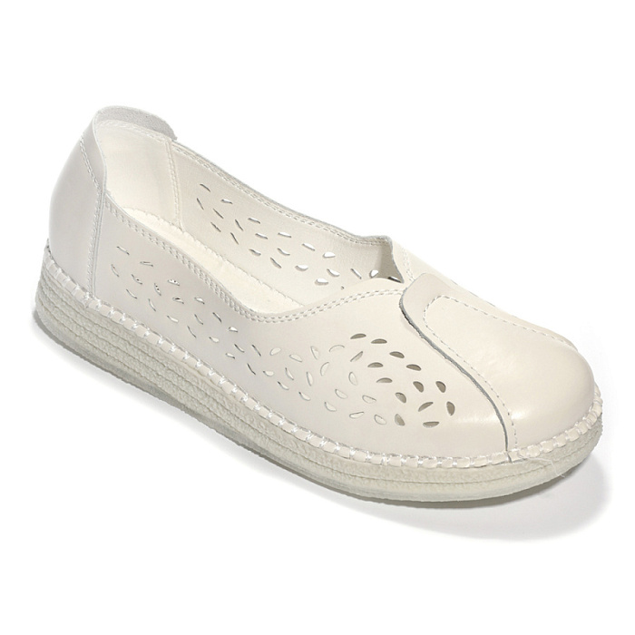 Женские туфли Donna Daniella  белые, артикул CSYM1_1912-C16_WHITE