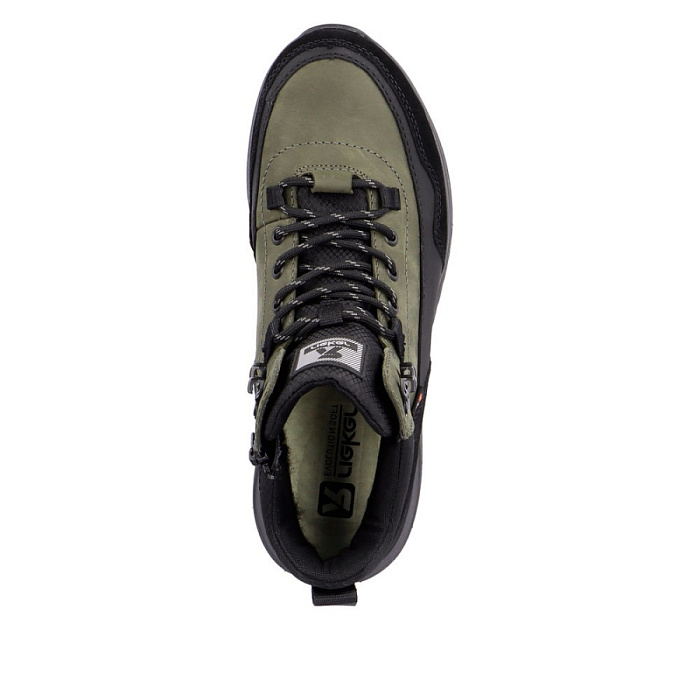 Мужские ботинки basic RIEKER зеленые, артикул U0169-54