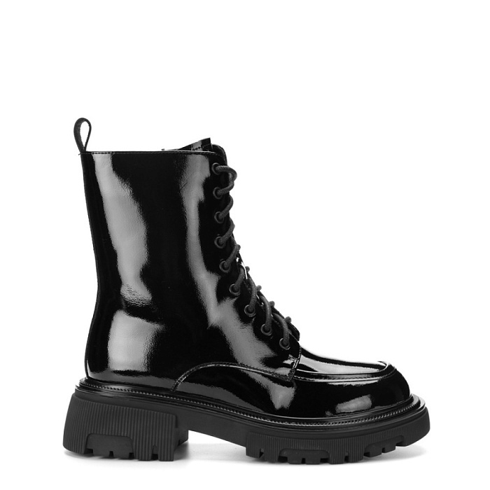 Женские ботинки basic FEDERICA RODARI черные, артикул 38E-598-690M1