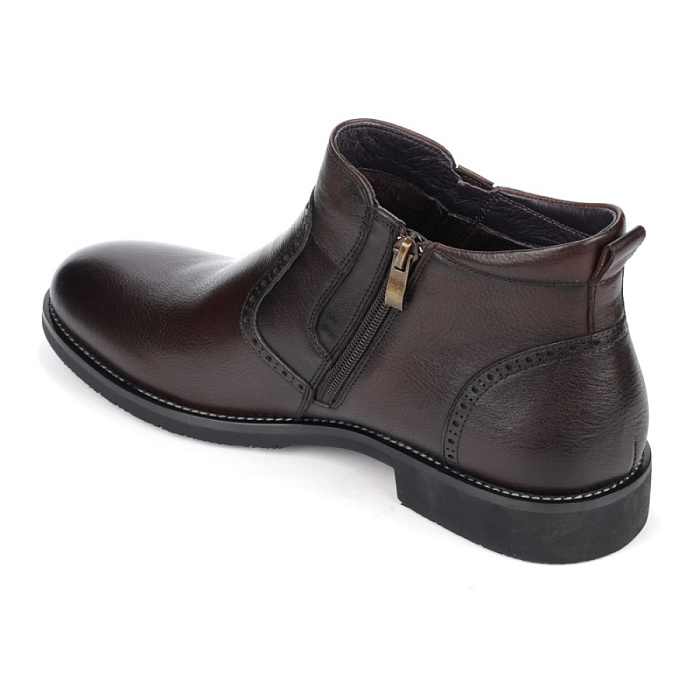 Мужские ботинки basic BRUNO RENZONI  коричневые, артикул BR11745-MT/10