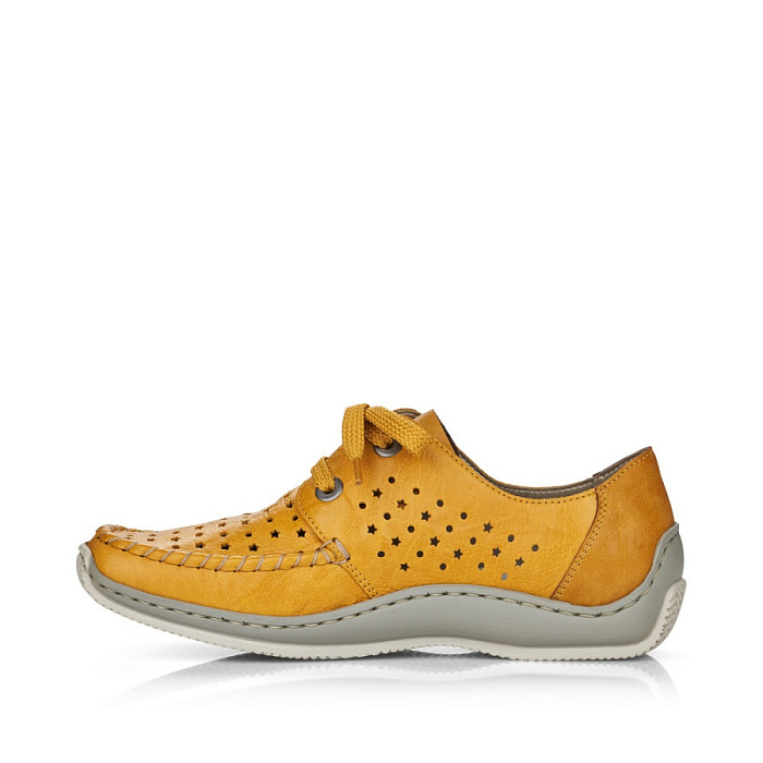 Женские туфли RIEKER желтые, артикул L1716-68