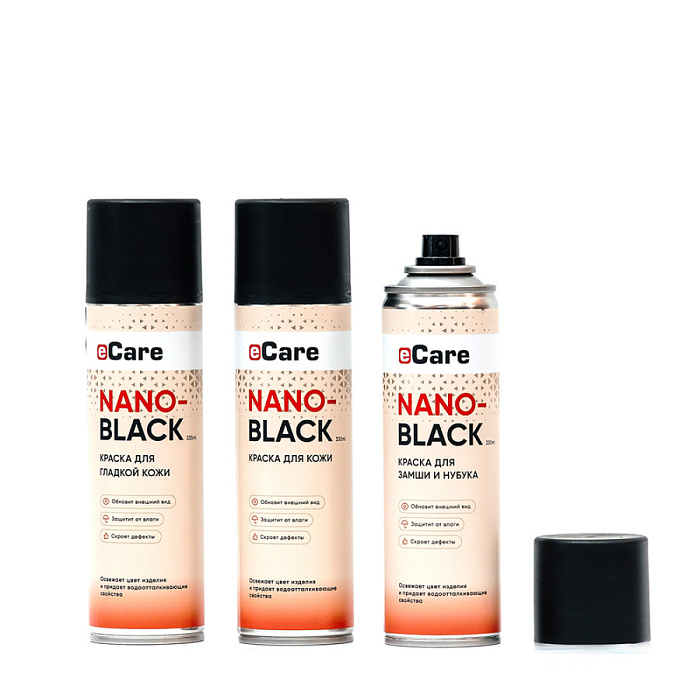  eCare, артикул eCare_Nano-Black/colorless/smooth.skin.330ml