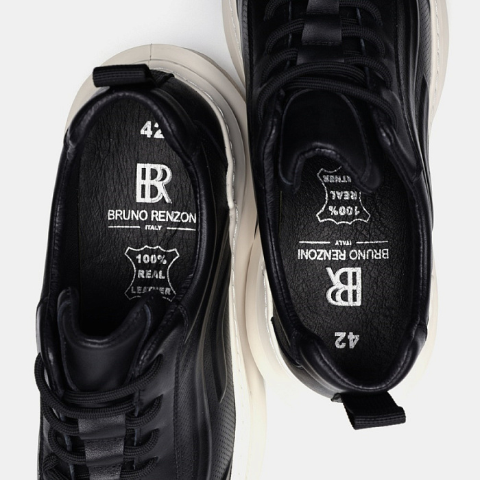 Мужские кроссовки BRUNO RENZONI  черные, артикул SY52302-1