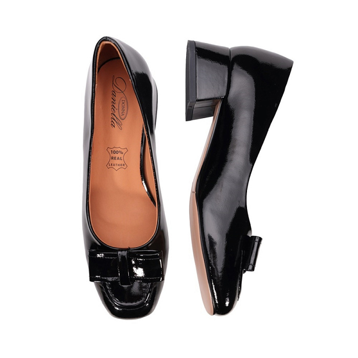 Женские туфли basic Donna Daniella  черные, артикул D231-WA-01-A