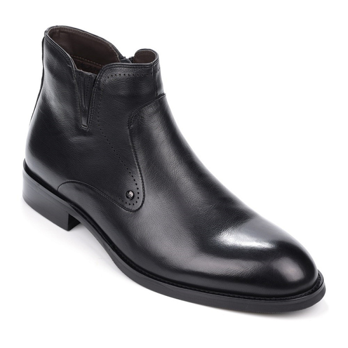 Мужские ботинки basic BRUNO RENZONI  черные, артикул 5408X-708A-R