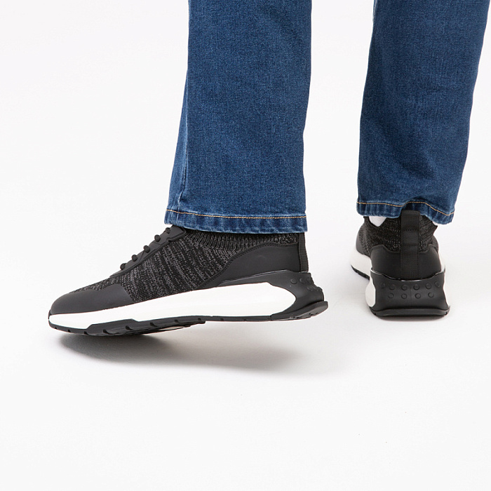 Мужские кроссовки BRUNO RENZONI  черные, артикул LN3704-1