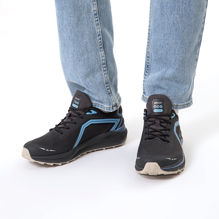 Мужские кроссовки STROBBS черные, артикул C3543-1