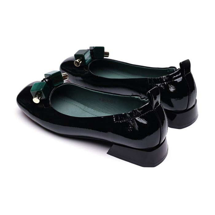Женские туфли Donna Daniella  черные, артикул 2W7-10-101-1