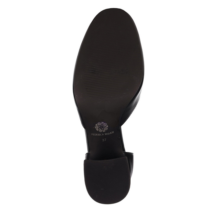 Женские туфли basic FEDERICA RODARI черные, артикул 38E-TX26-B112D1
