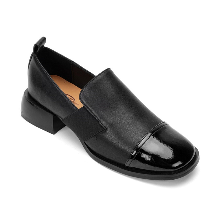 Женские туфли basic Donna Daniella  черные, артикул 32W27-58-1501