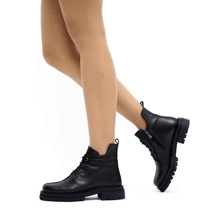 Женские ботинки basic eObuv черные, артикул 602-8943-128