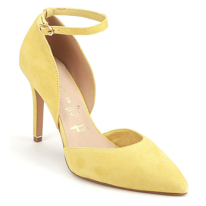 Женские туфли лодочки basic TAMARIS желтые, артикул 1-1-24407-26 638 